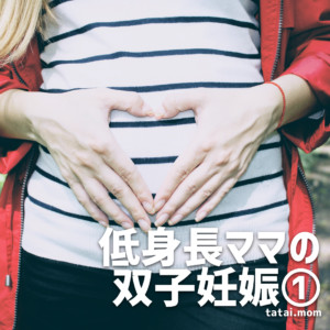 低身長の双子妊婦〜妊娠初期〜