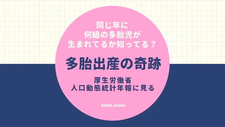 双子 三つ子 多胎児の出生確率 双子 三つ子 多胎児の出生確率