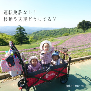 運転免許ナシ、自転車定員オーバー。3人以上の子連れで幼稚園送迎…どうする?